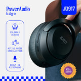 0917 Power Audio Edge Headphones with Bluetooth 5.4 and Active Noise Cancellation