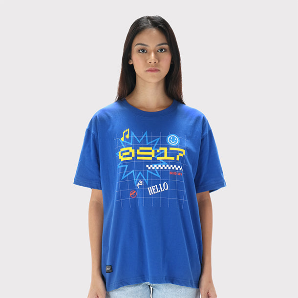 0917 Hello World Grid T-Shirt