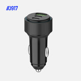 0917 Power Station 63W Car Charger with Dual USB-C and USB-A Ports