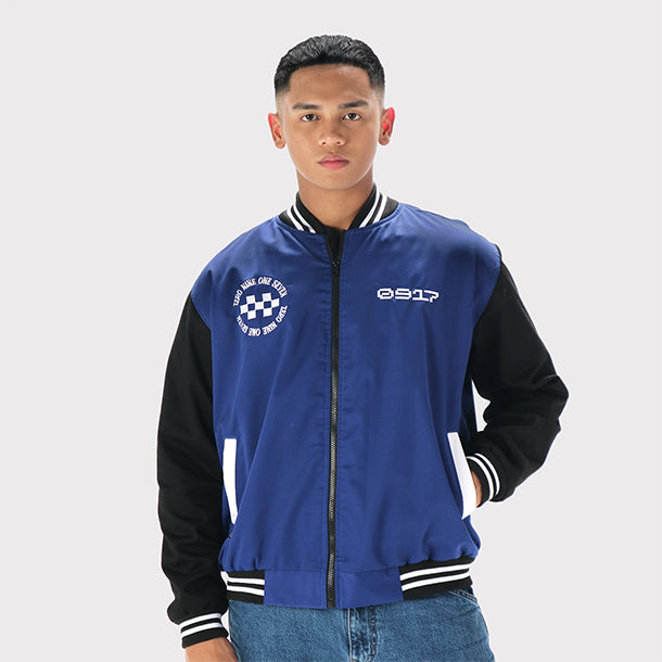 0917 Hello World Varsity Jacket