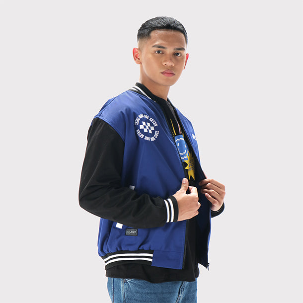 0917 Hello World Varsity Jacket