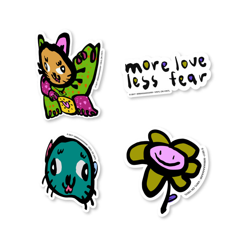 0917 VOV Mimaaaaaaaaw Sticker Set