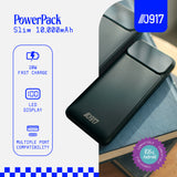 0917 Power Pack Slim 10,000mAh Powerbank with 20W Fast Charging