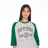 0917 Future Raglan Shirt - Gray/Green