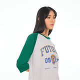 0917 Future Raglan Shirt - Gray/Green