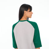 0917 Future Raglan Shirt - Gray/Green