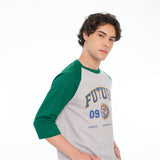 0917 Future Raglan Shirt - Gray/Green