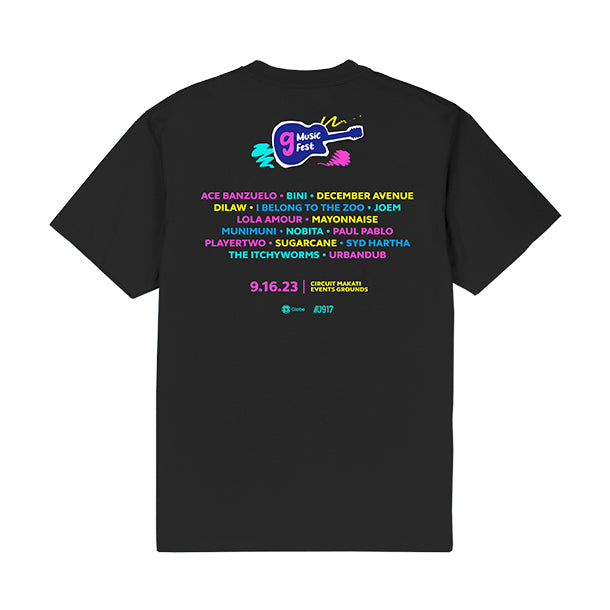 Official G Music Fest 2023 Short Sleeve T-Shirt