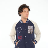 0917 Homecoming Varja Jacket - Navy Blue Cream