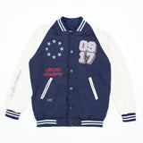 0917 Homecoming Varja Jacket - Navy Blue Cream