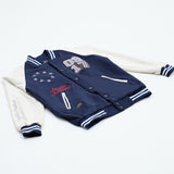 0917 Homecoming Varja Jacket - Navy Blue Cream