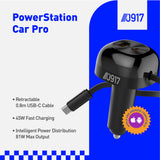 0917 PowerStation CarPro with Built-In Type-C Cable
