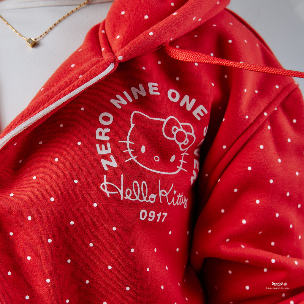 0917 Hello Kitty Emblem Hoodie