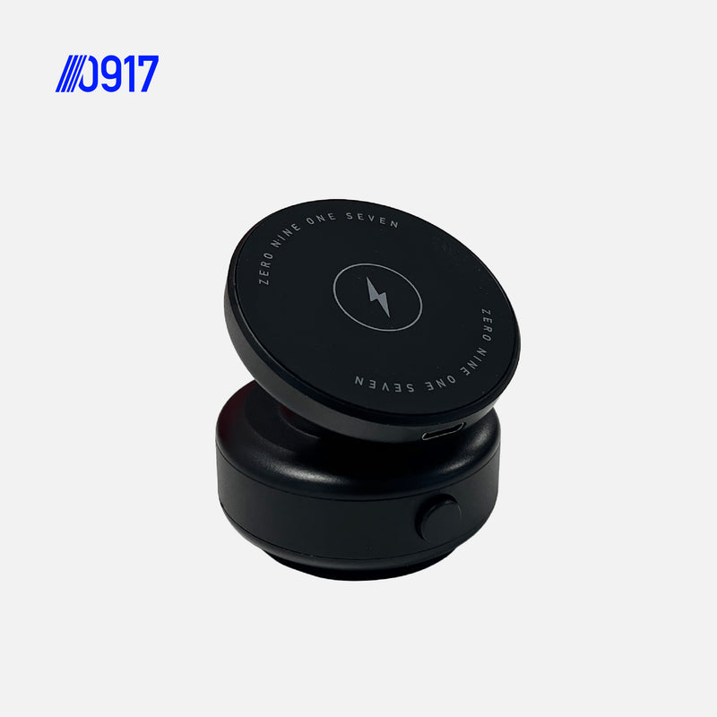 0917 MagGrip 360 Magnetic Phone Holder with Vacuum Suction Car Mount and Wireless Charging