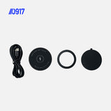0917 Vacuum Suction Car Mount With Wireless Charger