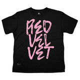 0917 Red Velvet Black Oversized T-Shirt