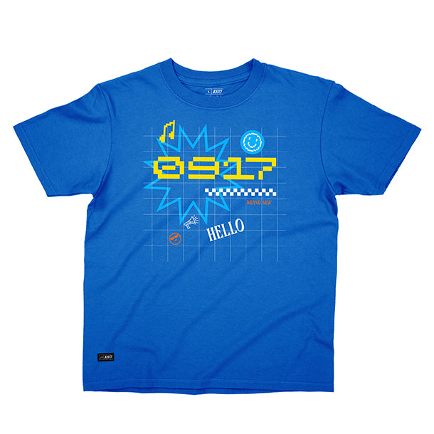 0917 Hello World Grid T-Shirt