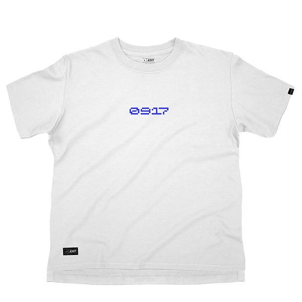 0917 Hello World Grid Oversized T-Shirt