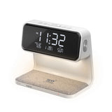 Promate Lumix LED Alarm Clock with 15W Wireless Charger