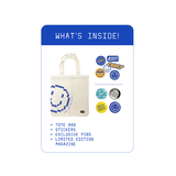 0917 Tote Bag and Sticker Set Bundle