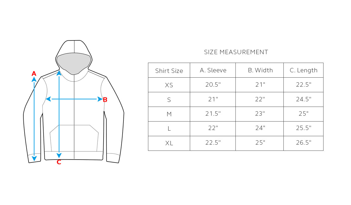 Jackets Windbreakers Outerwear Size Chart