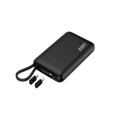 0917 Series Two Powerbank with Built-in Charging Cables