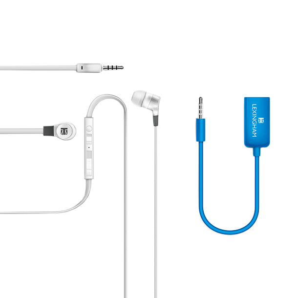 Lexingham L5888 Pro Sound Promo Bundle with Premium Earphones & Share Adaptor