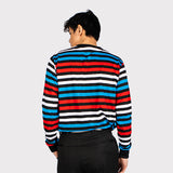 0917 MTV Striped Sweatshirt