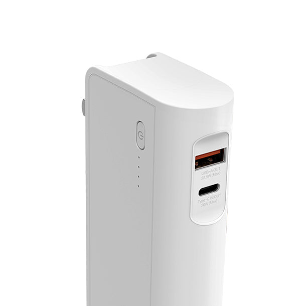 Recci Cruise 22.5W Fast Charging AC Plug + 9600 mAh Powerbank